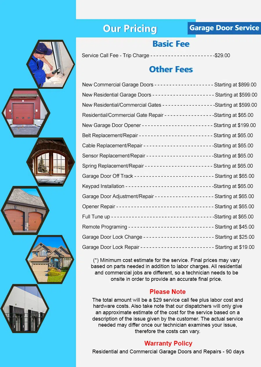 Neighborhood Garage Door Repair Service Murfreesboro, TN 615-544-5457